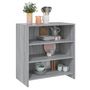 Voir la diapositive 4 : VIDAXL Buffet Sonoma gris 70x40,5x75 cm Bois d'ingenierie