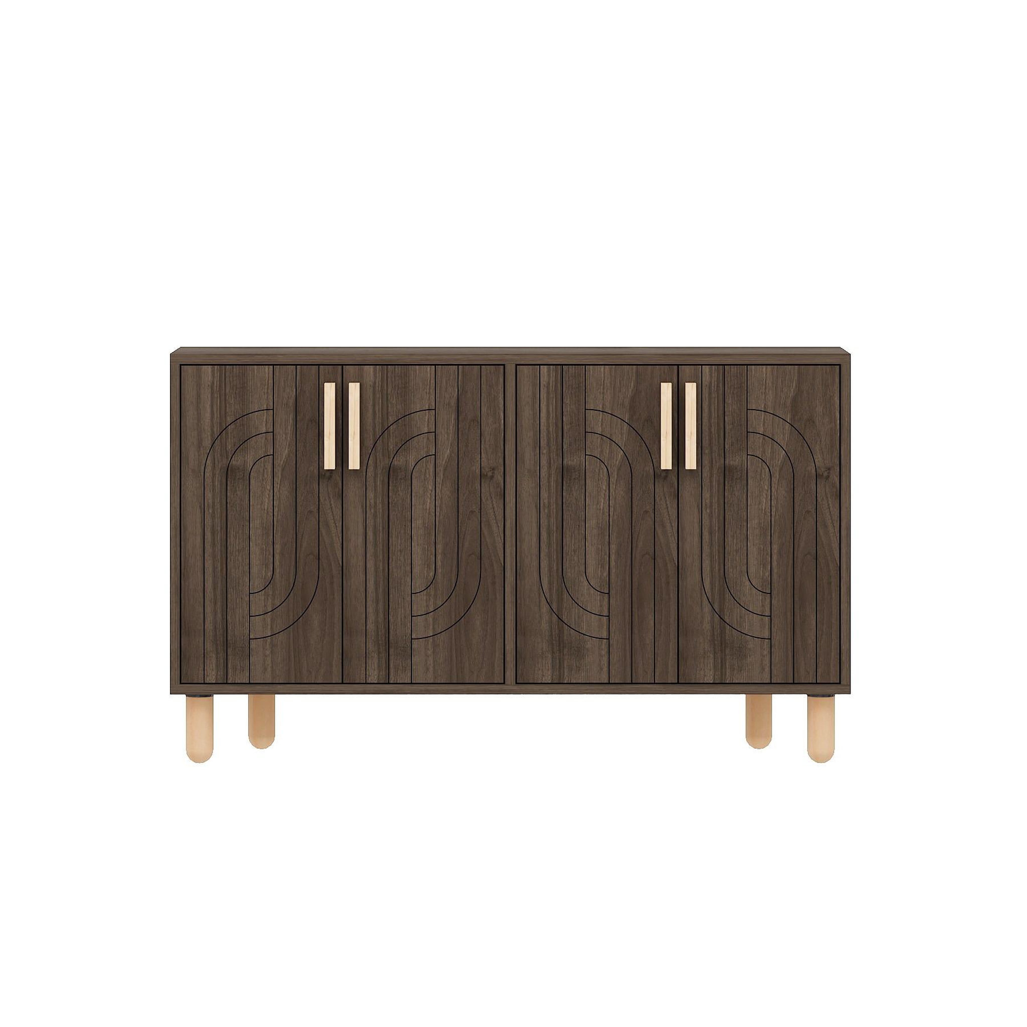 Habitat et Jardin Buffet en bois  rodney  - 120 x 30 x 74 cm - marron
