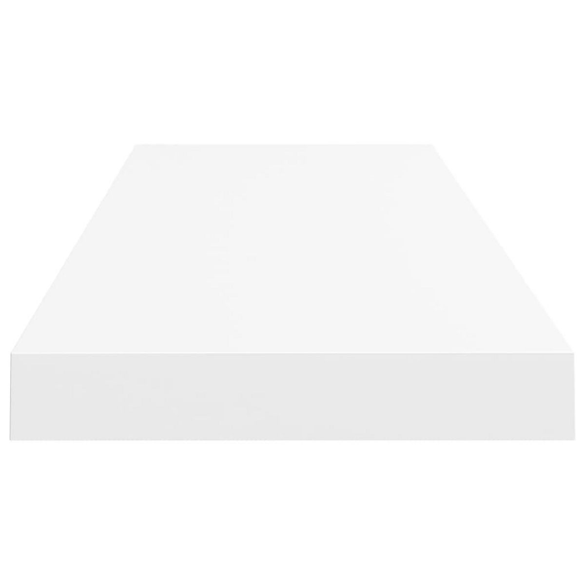 VIDAXL Etageres murales flottantes 2 pcs blanc 80x23,5x3,8 cm MDF