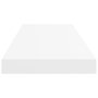 Voir la diapositive 5 : VIDAXL Etageres murales flottantes 2 pcs blanc 80x23,5x3,8 cm MDF