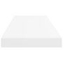 Voir la diapositive 5 : VIDAXL Etageres murales flottantes 2 pcs blanc 80x23,5x3,8 cm MDF