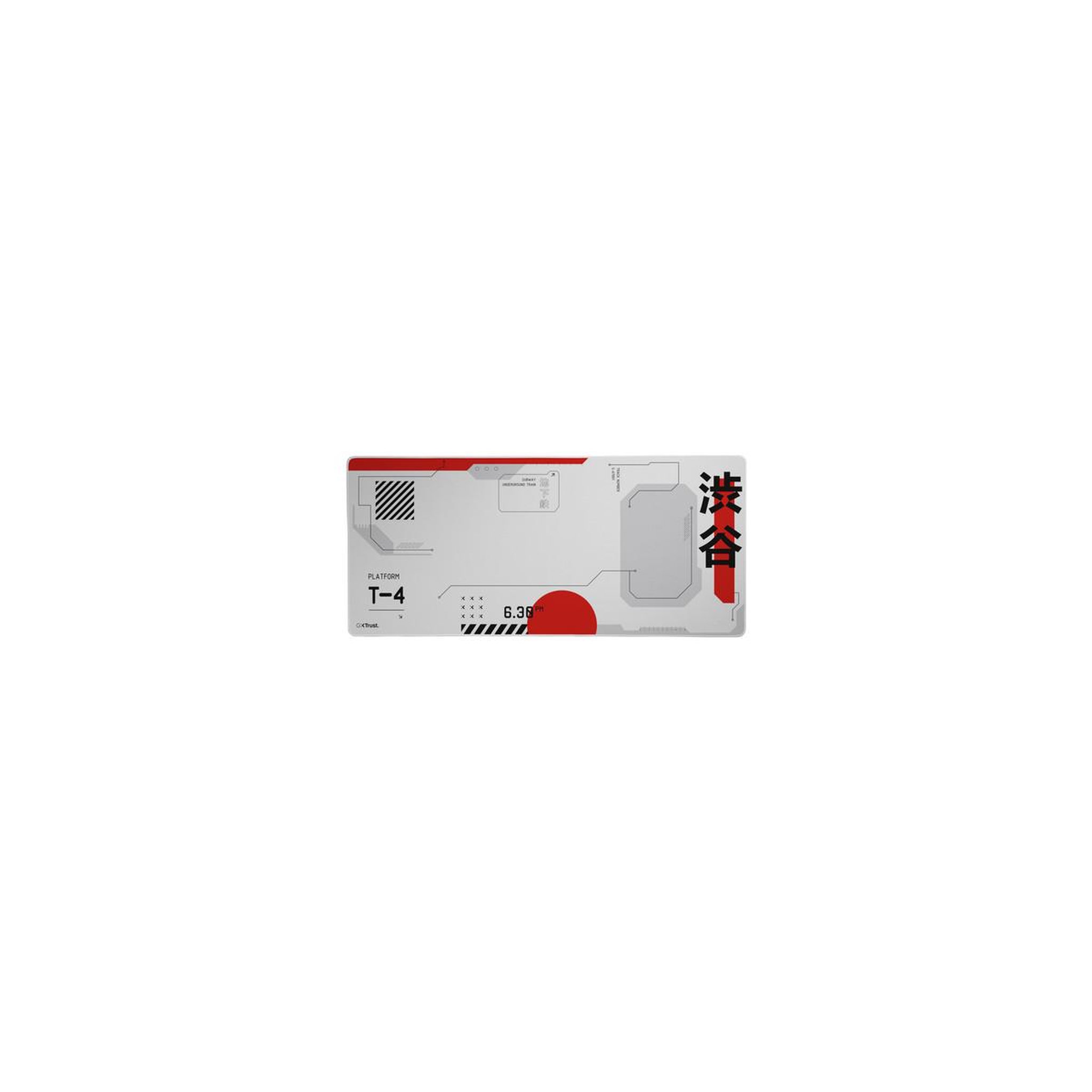Trust Trust GXT 759 XXL Tapis de souris de jeu Noir, Gris, Rouge, Blanc