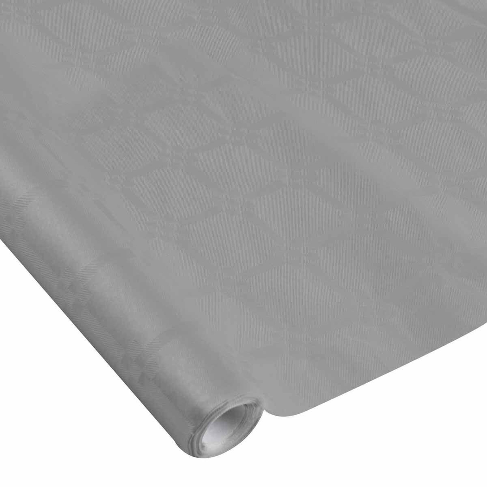 HOMEA Nappe papier  damassée  1,18x5m gris