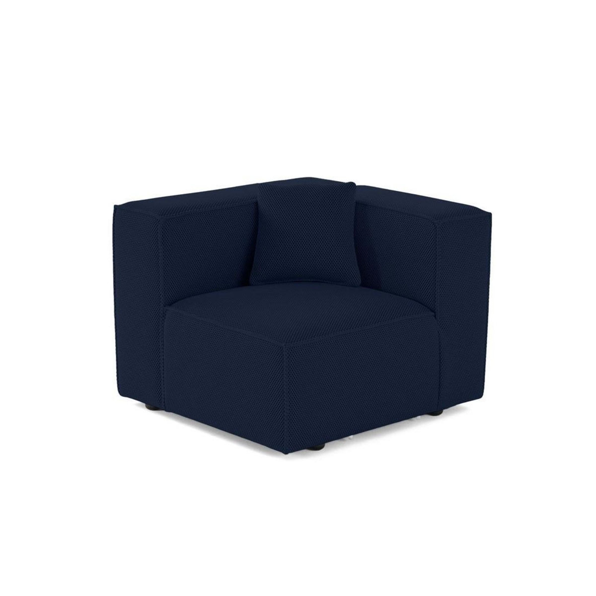 LISA DESIGN Arty - module d'assise gauche - en tissu mailles 3d