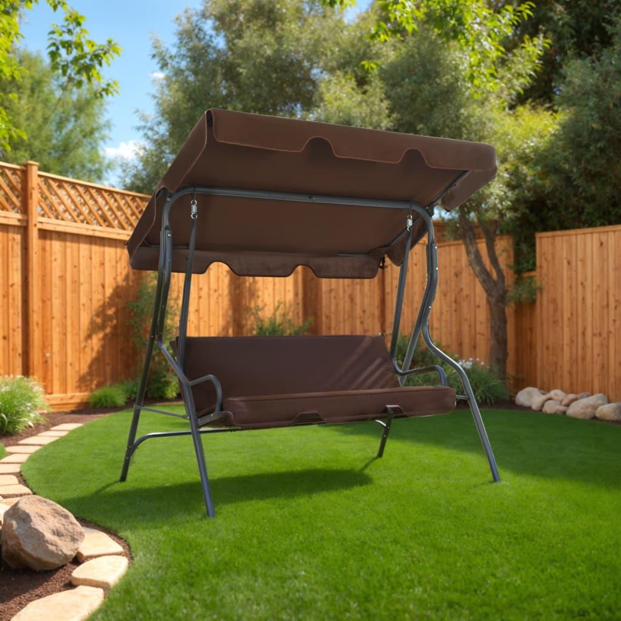 VIDAXL Balancelle de jardin Cafe 170 x 110 x 153 cm