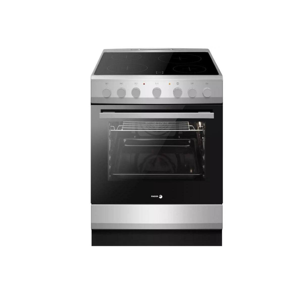 Fagor Cuisinière vitrocéramique 62l 4 feux silver - FACV3004S