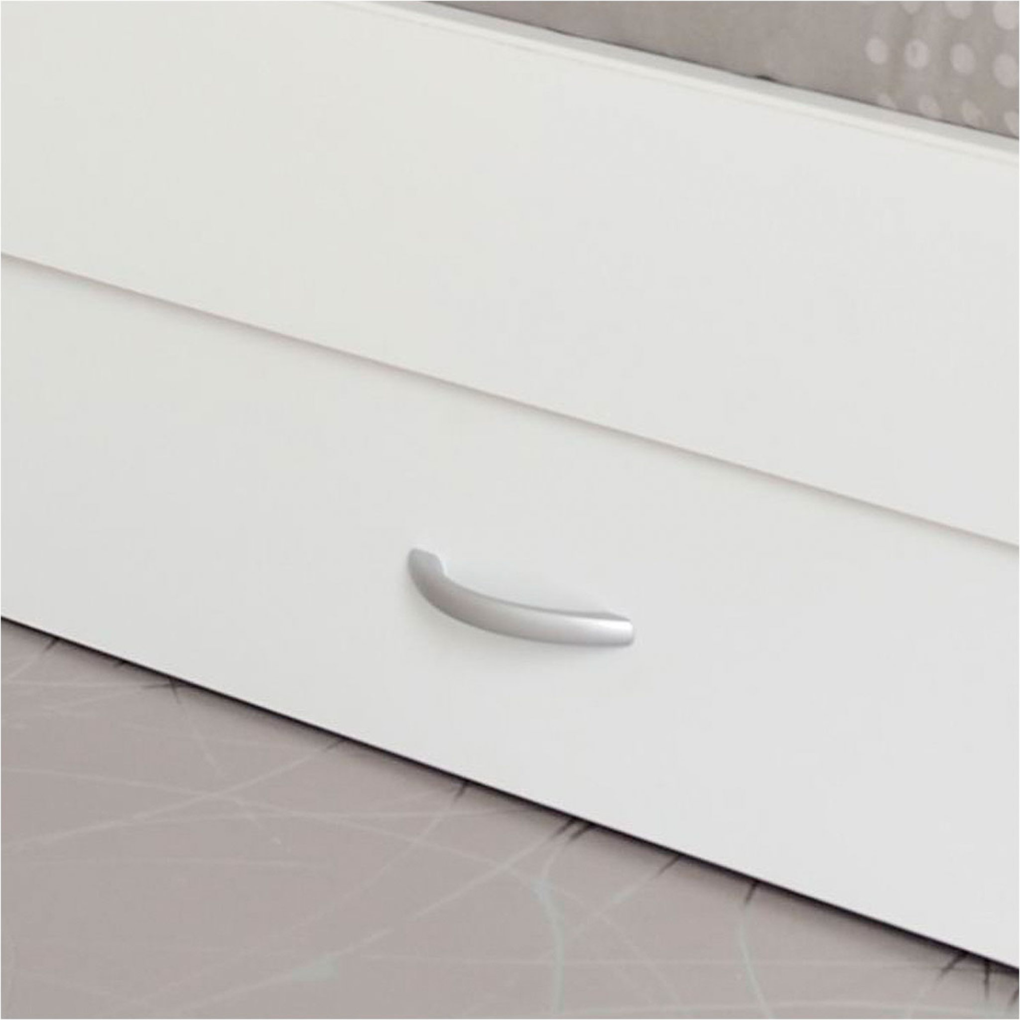 Voir la diapositive 3 : Lit OMEGA 90 x 200 cm blanc