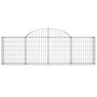 Voir la diapositive 4 : VIDAXL Paniers a gabions arques 11 pcs 200x30x60/80 cm Fer galvanise