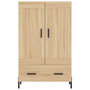 Voir la diapositive 5 : VIDAXL Buffet haut chene sonoma 69,5x31x115 cm bois d'ingenierie