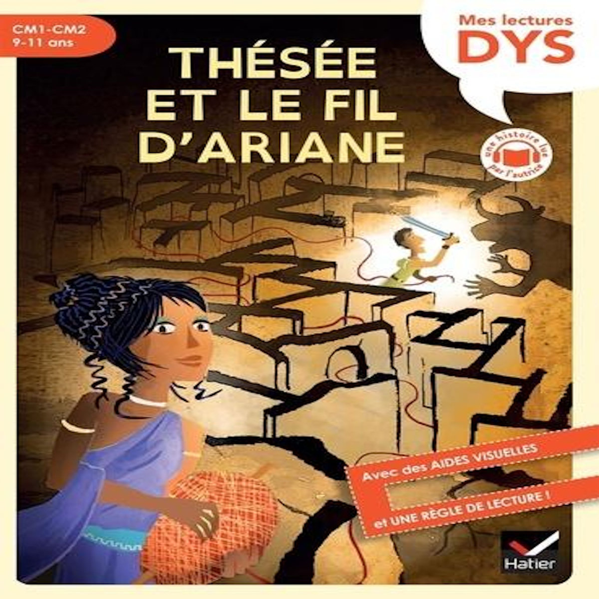 THESEE ET LE FIL D'ARIANE [ADAPTE AUX DYS], Kérillis Hélène
