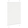 Voir la diapositive 4 : VIDAXL Store plisse blanc 100x100 cm largeur du tissu 99,4cm polyester
