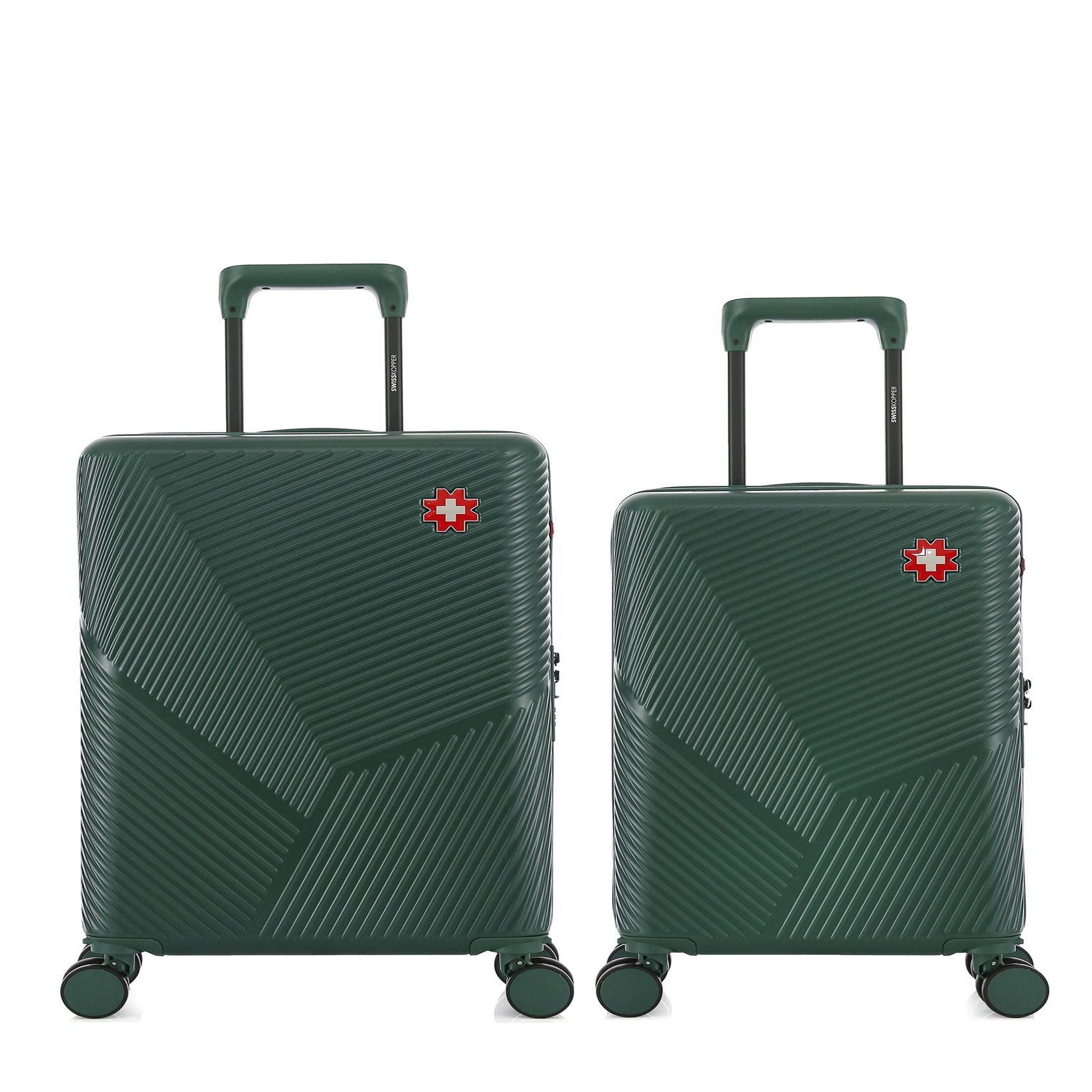 SWISS KOPPER Lot de 2 Valises Rigides Cabine et Cabine XS FRIBOURG