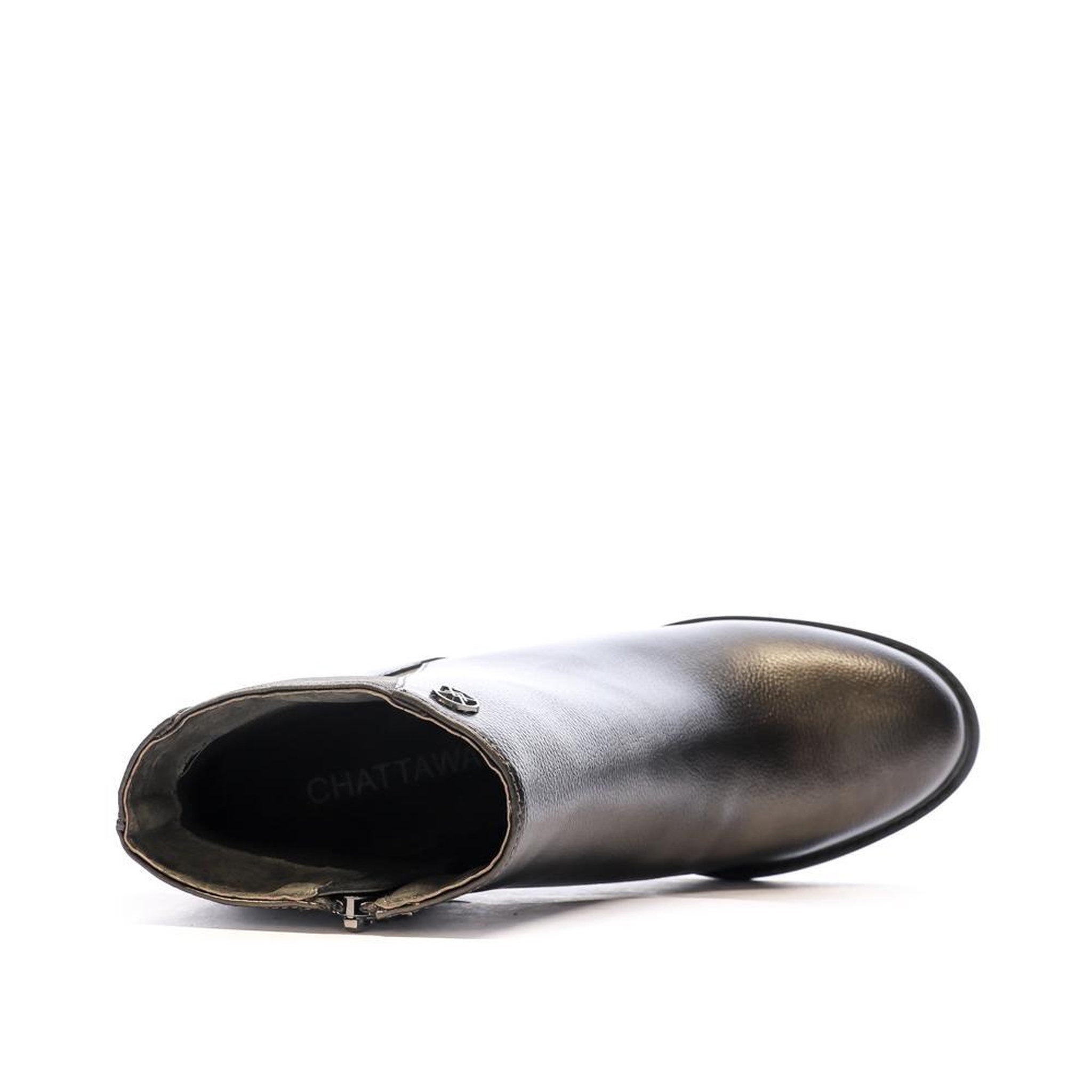 Voir la diapositive 4 : CHATTAWAK Bottines Grises Femme Chattawak MORENO
