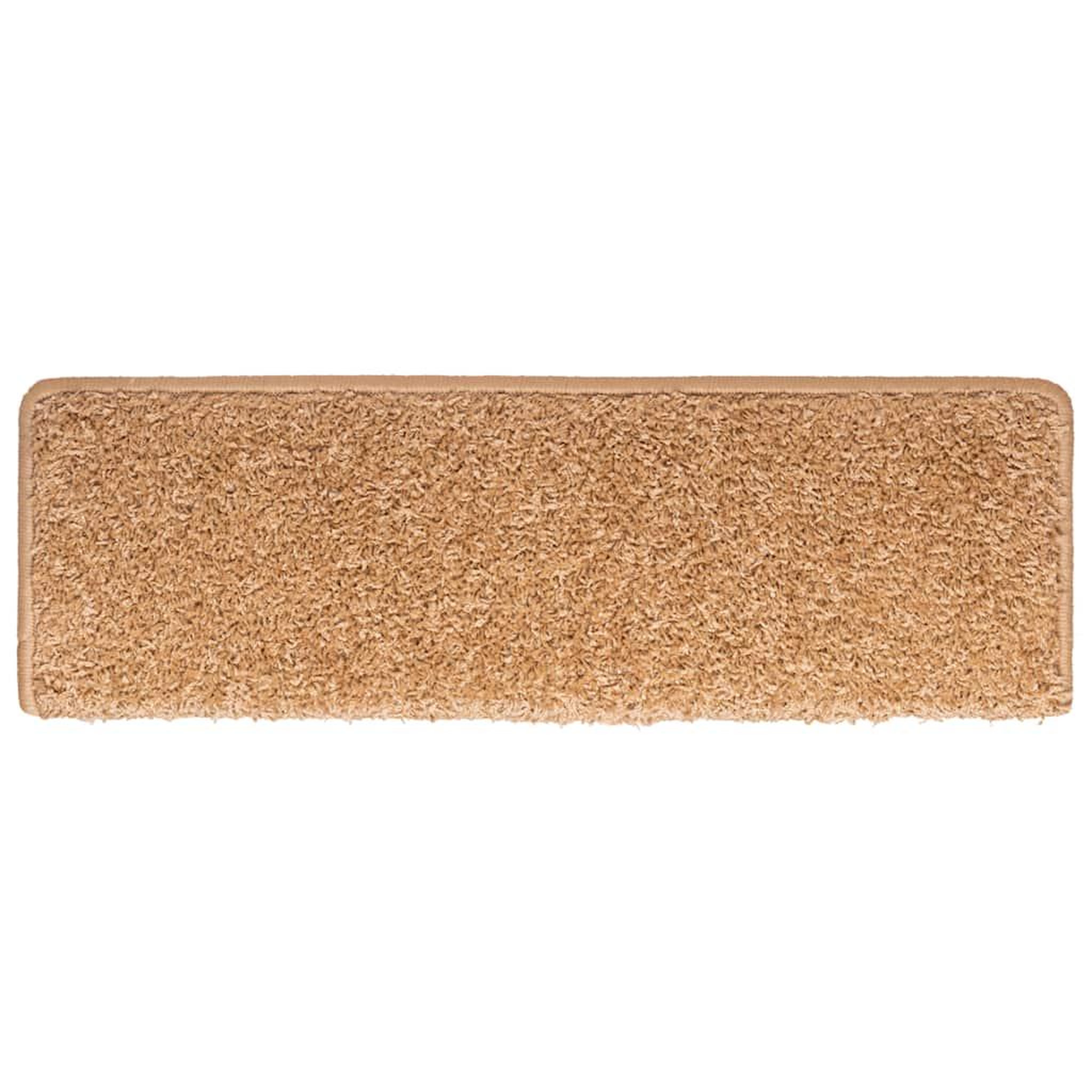 Voir la diapositive 4 : VIDAXL Tapis d'escalier 30 pcs 65x21x4 cm Beige