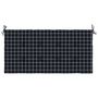 Voir la diapositive 4 : VIDAXL Coussin de banc de jardin carreaux noir 100x50x3cm tissu oxford