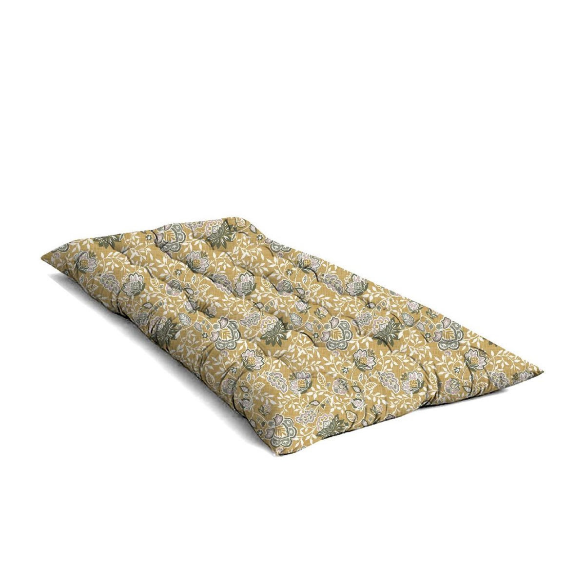 TODAY Matelas de sol fantaisie rectangulaire en coton INDIAN FLOWERS