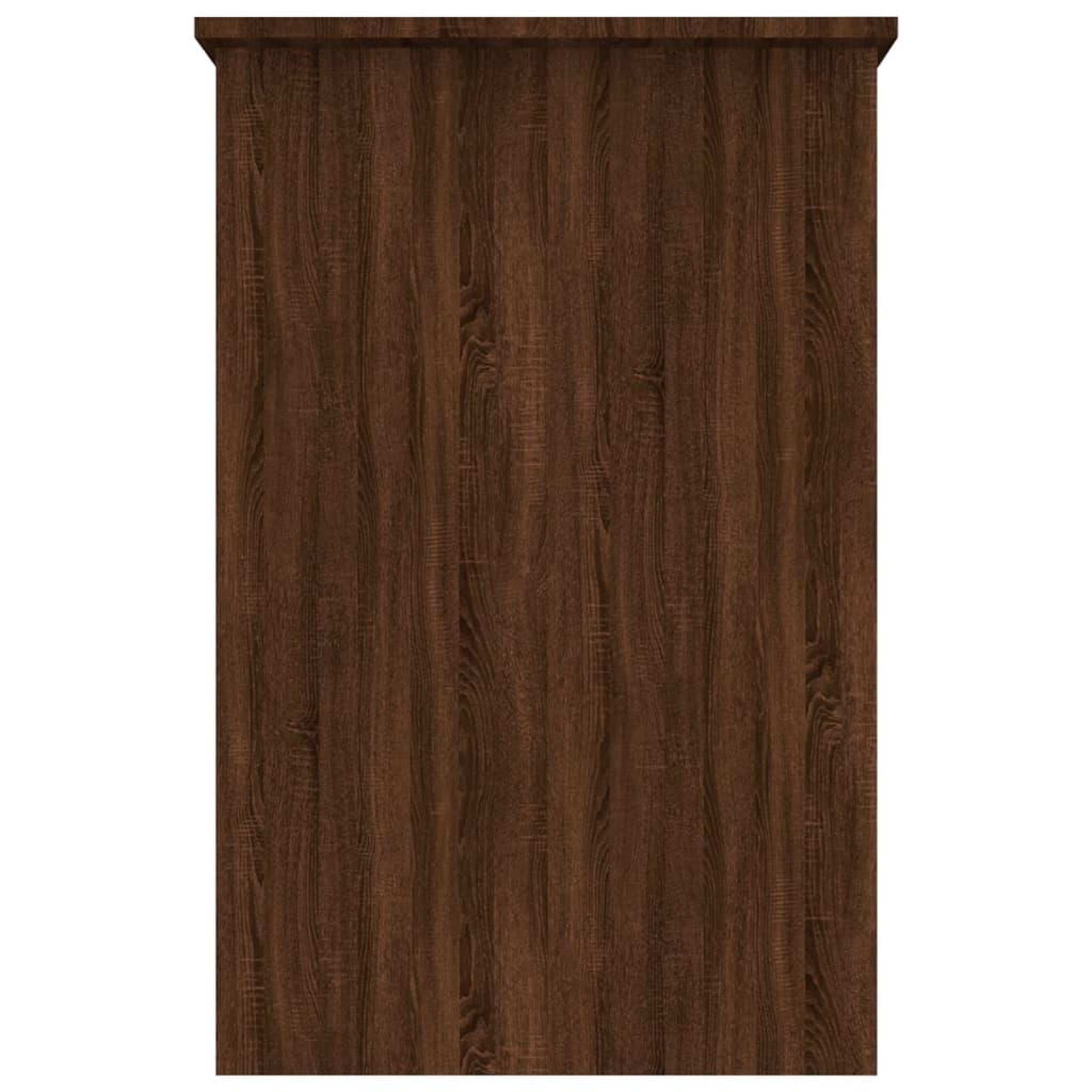 Voir la diapositive 5 : VIDAXL Bureau Chene marron 100x50x76 cm Bois d'ingenierie