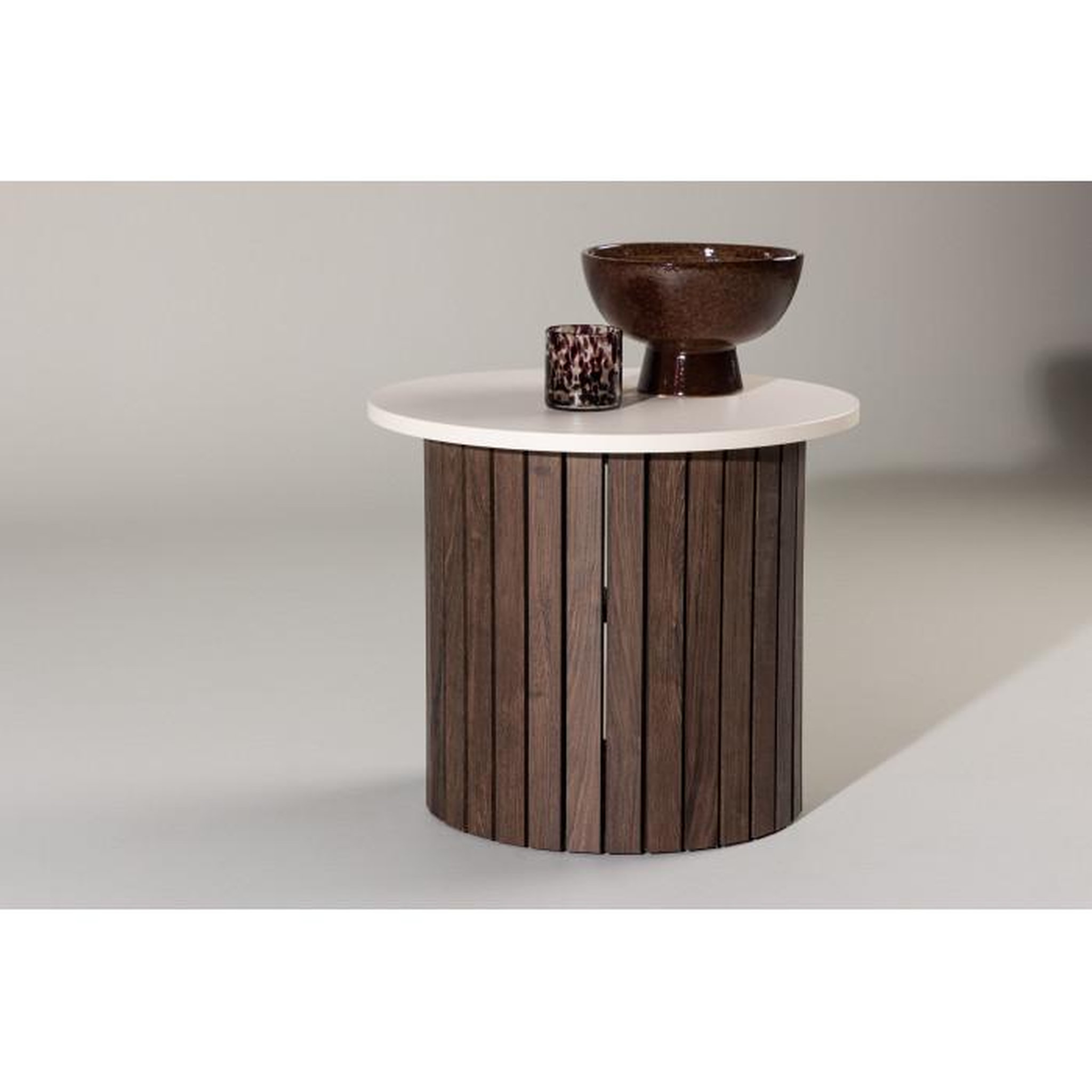 Voir la diapositive 5 : Paris Prix Table d'Appoint Design  Visingsö  52cm Beige