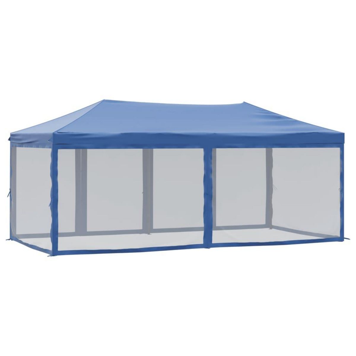 VIDAXL Tente de reception pliable avec parois Bleu 3x6 m