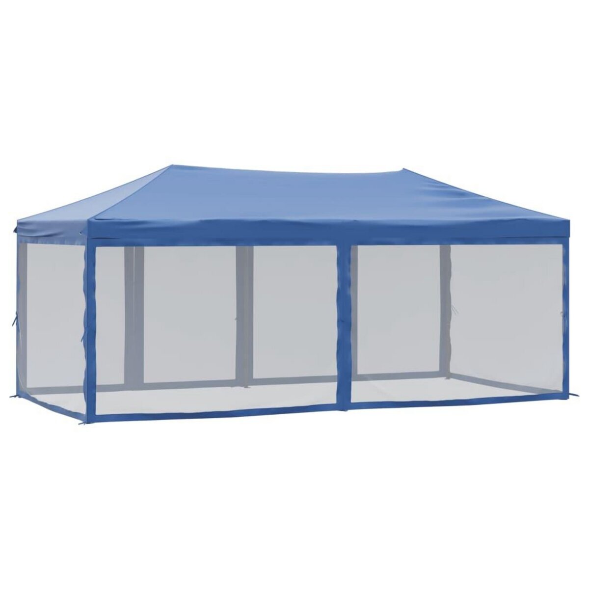 VIDAXL Tente de reception pliable avec parois Bleu 3x6 m