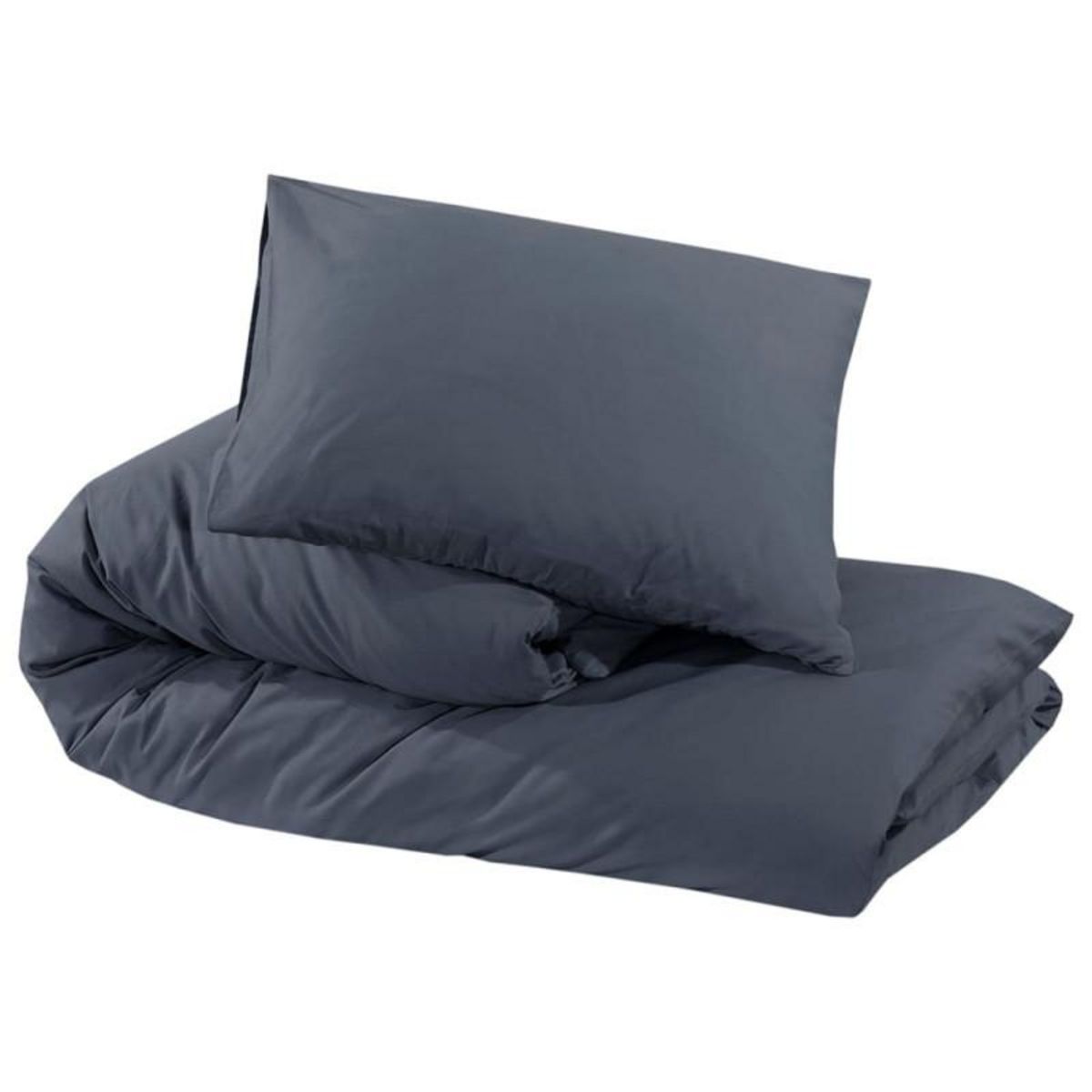 VIDAXL Ensemble de housse de couette Anthracite 140x200 cm Coton