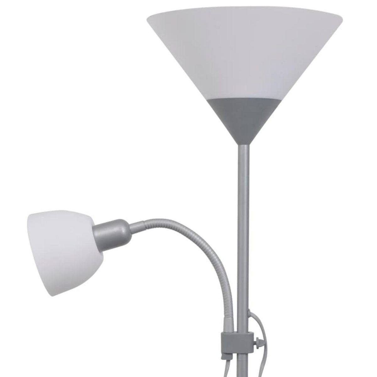 VIDAXL Lampadaire Gris