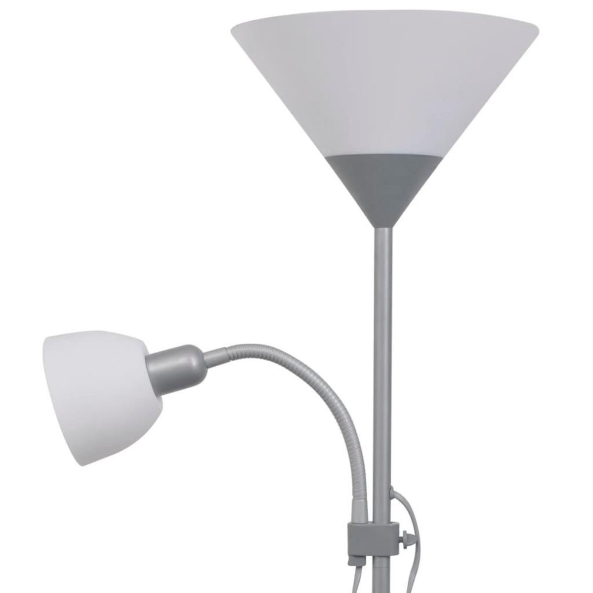 VIDAXL Lampadaire Gris