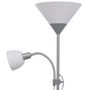 Voir la diapositive 4 : VIDAXL Lampadaire Gris
