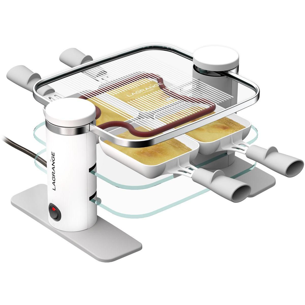 LAGRANGE Raclette x4 transparence céramique V2
