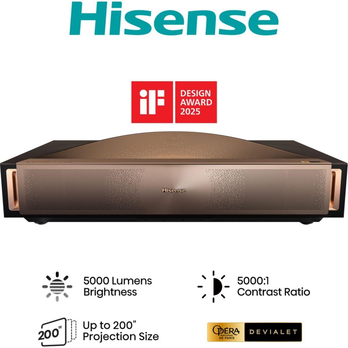 Hisense Vidéoprojecteur home cinéma L9Q 2025