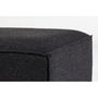 Voir la diapositive 6 : Paris Prix Pouf Design Bouclé  Gillholmen  112cm Noir