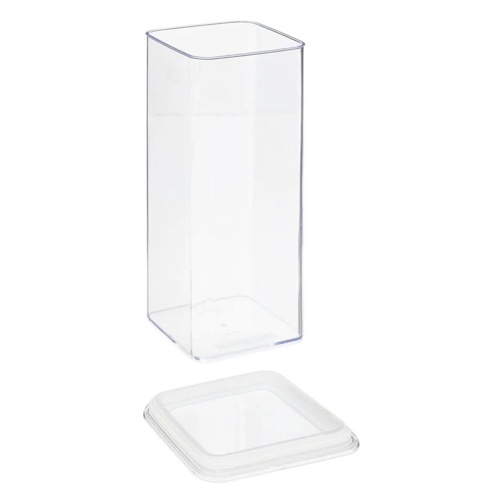 Voir la diapositive 2 : FIVE Boîte de conservation carrée  eske  2l blanc