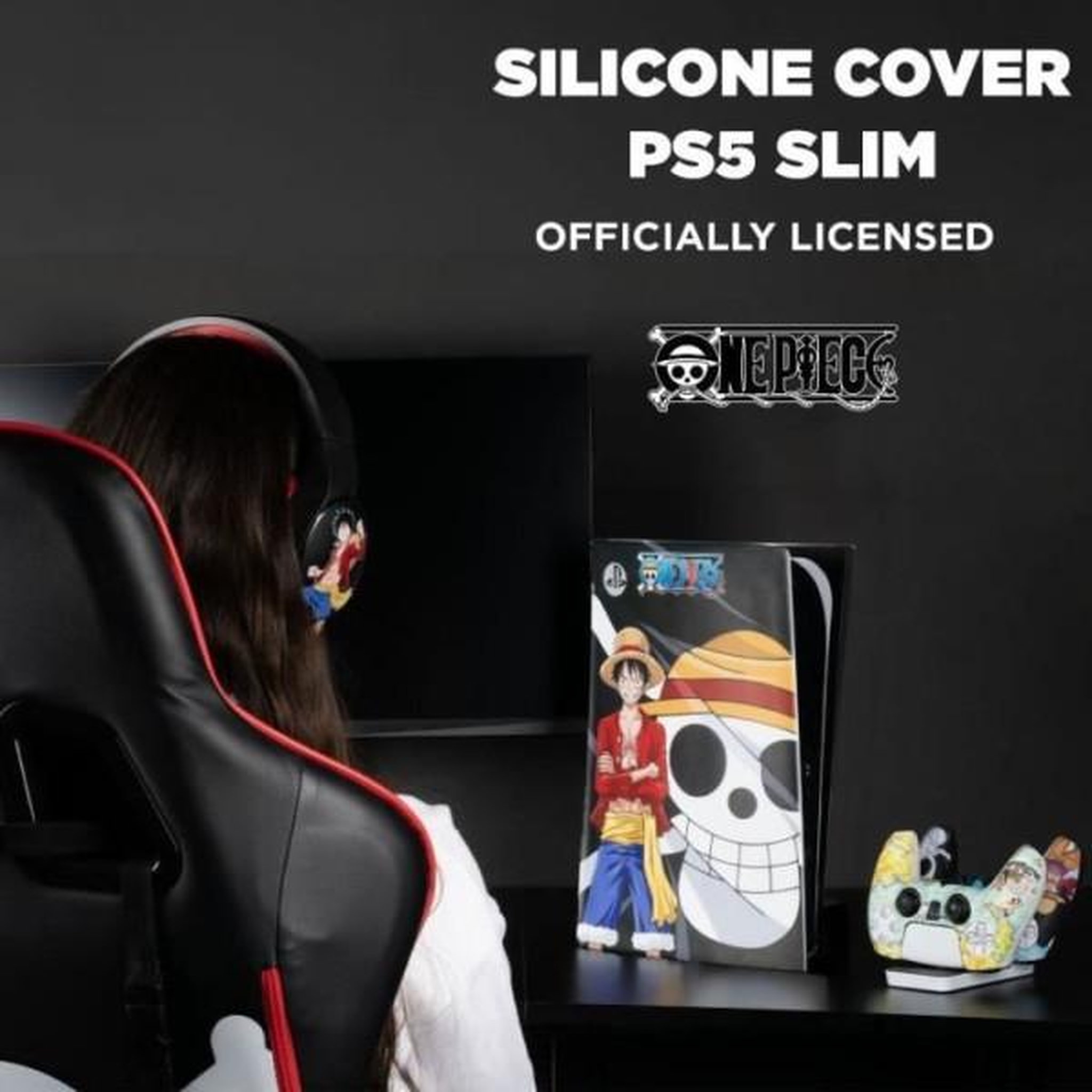 Voir la diapositive 5 : Konix Silicone Cover Pour Playstation 5 Slim - One Piece-Accessoire-PS5