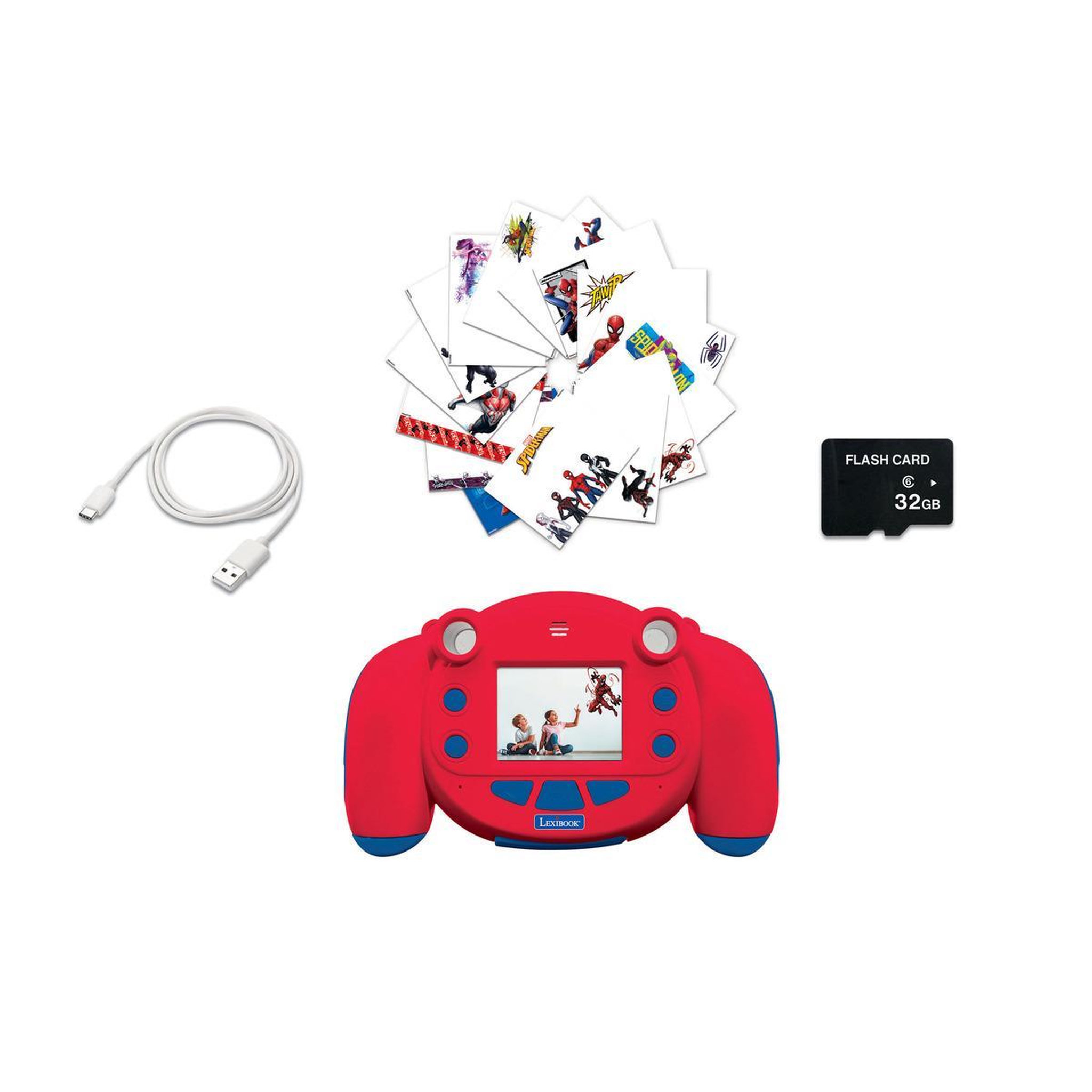 Voir la diapositive 2 : Lexibook Starcam Appareil photo numérique HD SpiderMan