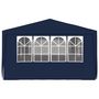 Voir la diapositive 5 : VIDAXL Tente de reception avec parois laterales 4x6 m Bleu 90 g/m^2