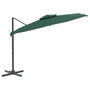 Voir la diapositive 3 : VIDAXL Parasol cantilever a double toit Vert 400x300 cm