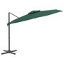 Voir la diapositive 3 : VIDAXL Parasol cantilever a double toit Vert 400x300 cm