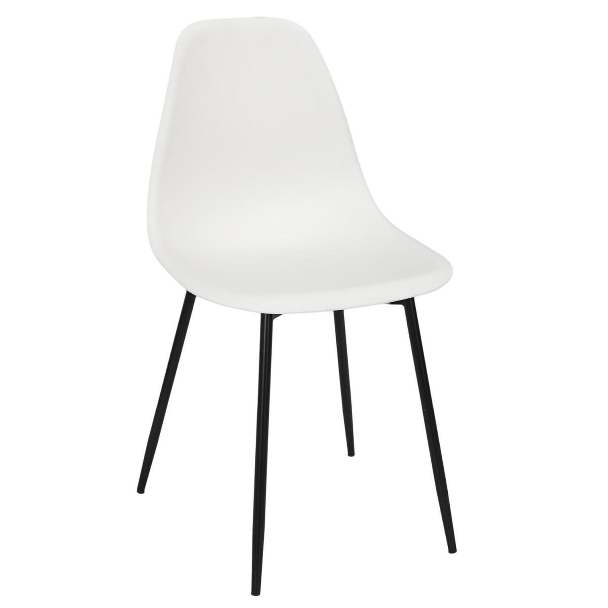 Voir la diapositive 2 : The Home Deco Factory Lot de 6 chaises  gustav  87cm blanc