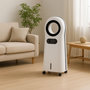 Voir la diapositive 3 : NIKLAS Climatiseur Mobile Silencieux 110W 4en1 : Ventilateur, Rafraichisseur, Humidificateur d'air sur roues 3 Vitesses NIKLAS
