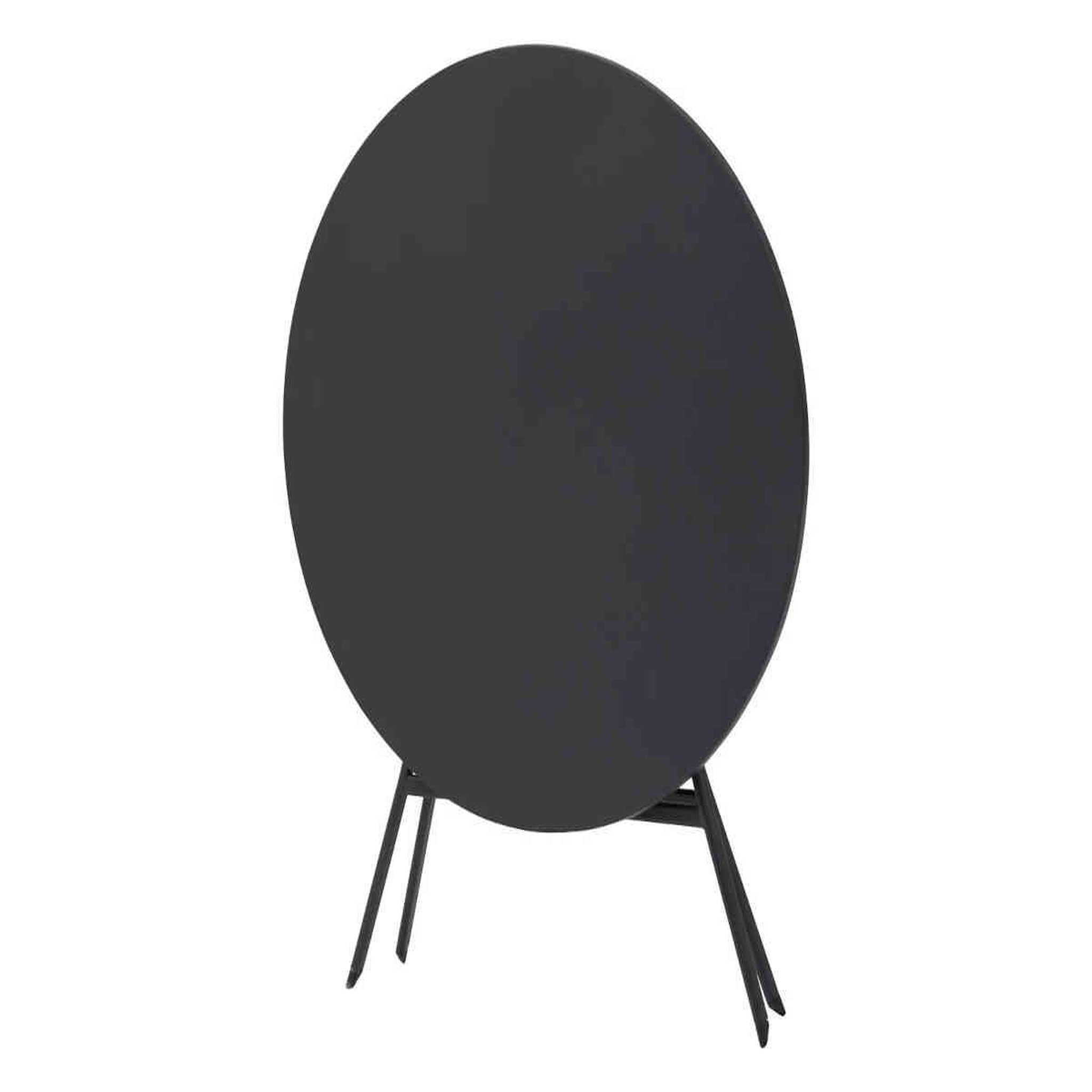 HESPERIDE Table de jardin ronde greensboro 4 places graphite - hespéride