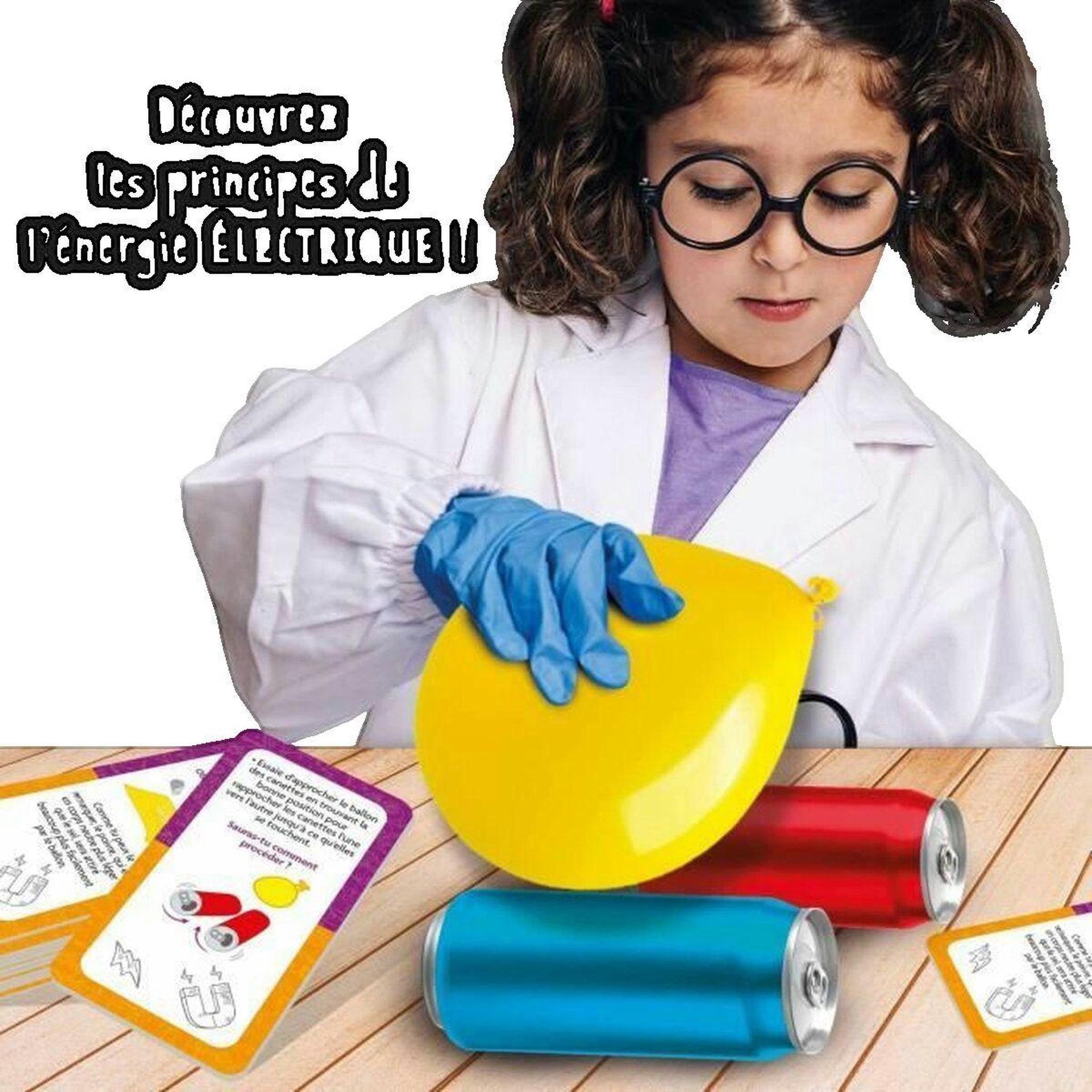 Voir la diapositive 2 : Genius Kit Scientifique Lisciani-Giochi Découverte de l'électricité - I'M A GENIUS POCKET