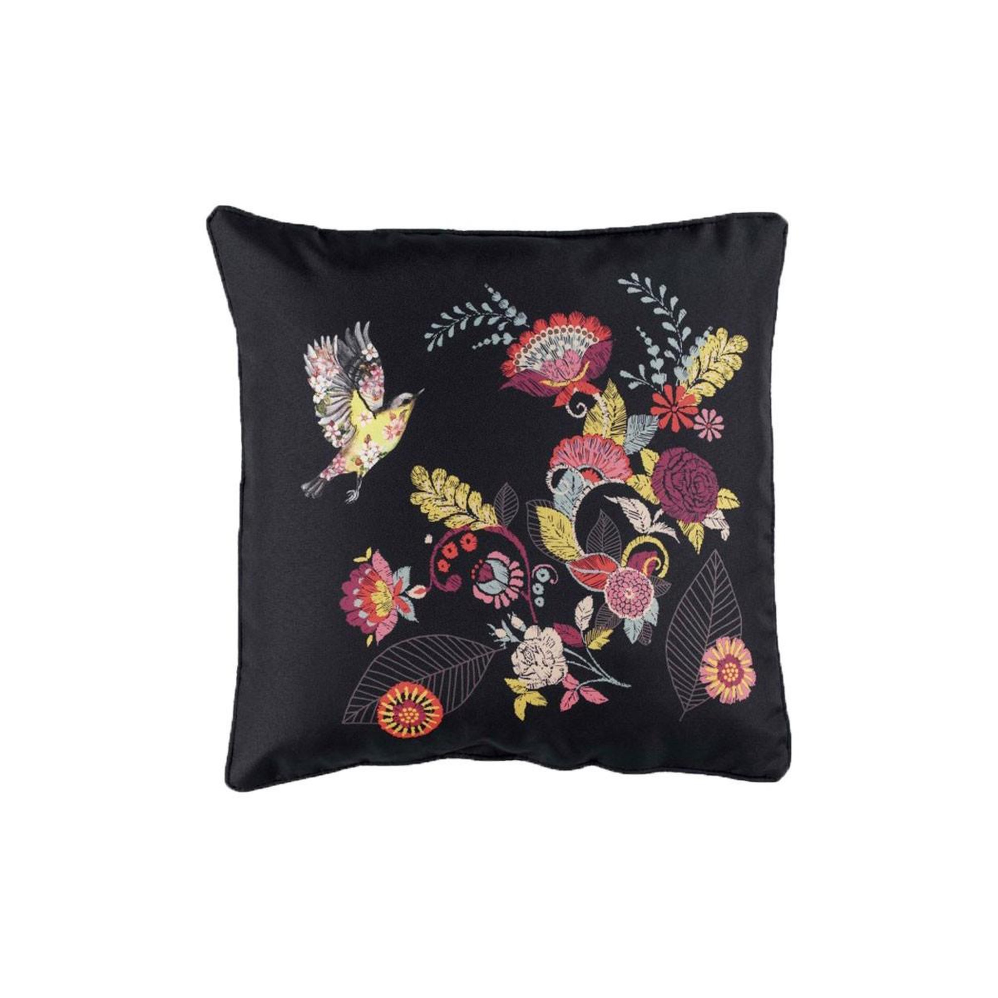 Douceur d'Intérieur Coussin déco  botania  40x40cm multicolore