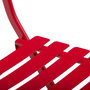 Voir la diapositive 6 : OUTSUNNY Salon de jardin bistro pliable - table ronde Ø 60 cm avec 2 chaises pliantes - métal thermolaqué rouge