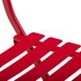 Voir la diapositive 6 : OUTSUNNY Salon de jardin bistro pliable - table ronde Ø 60 cm avec 2 chaises pliantes - métal thermolaqué rouge