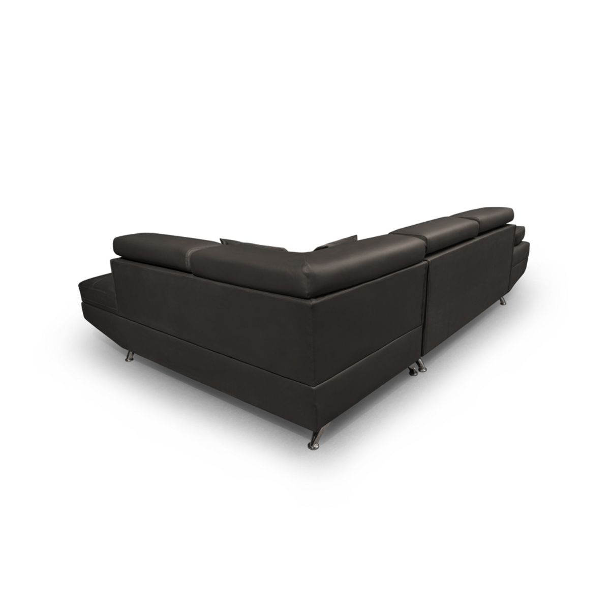 Canapé d'angle droit convertible simili CHICAGO