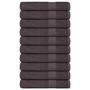 Voir la diapositive 1 : VIDAXL Serviettes de sauna 10 pcs anthracite 80x200 cm 100% coton