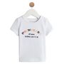 Voir la diapositive 1 : INEXTENSO T-shirt blanc bébé fille