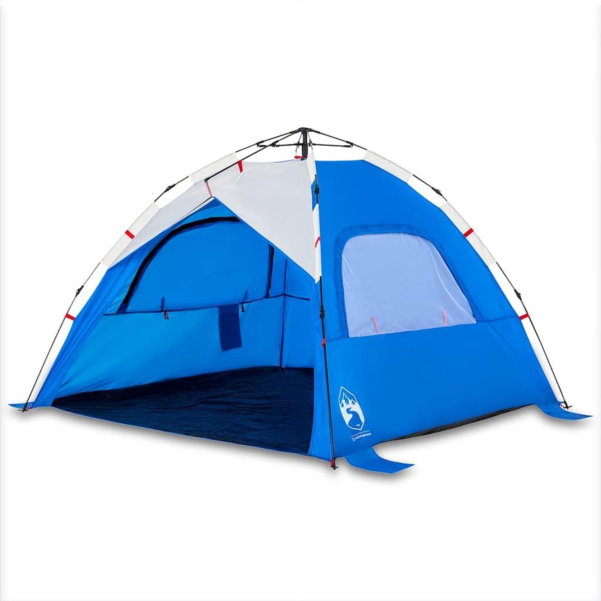 Voir la diapositive 2 : VIDAXL Tente de plage 3 personnes liberation rapide impermeable