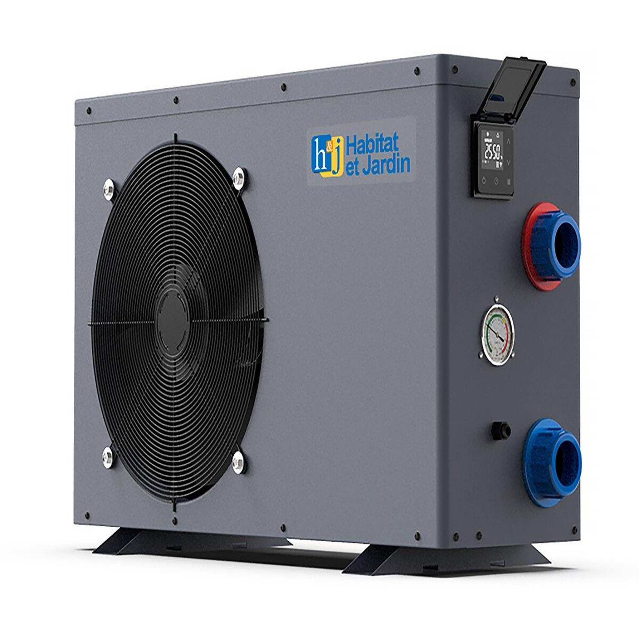 Voir la diapositive 2 : Habitat et Jardin Piscine bois   Cancun   - 6.53 x 4.41 x 1.45 m + Pompe à chaleur - Puissance 6.1 kW -