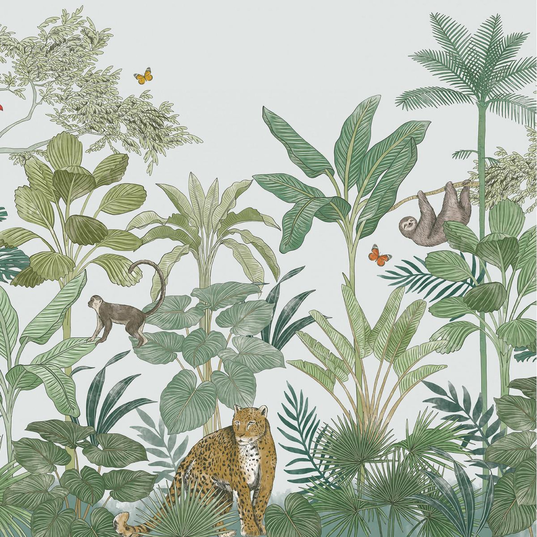 Voir la diapositive 3 : FUTURE HOME Papier peint intissé panoramique tropical